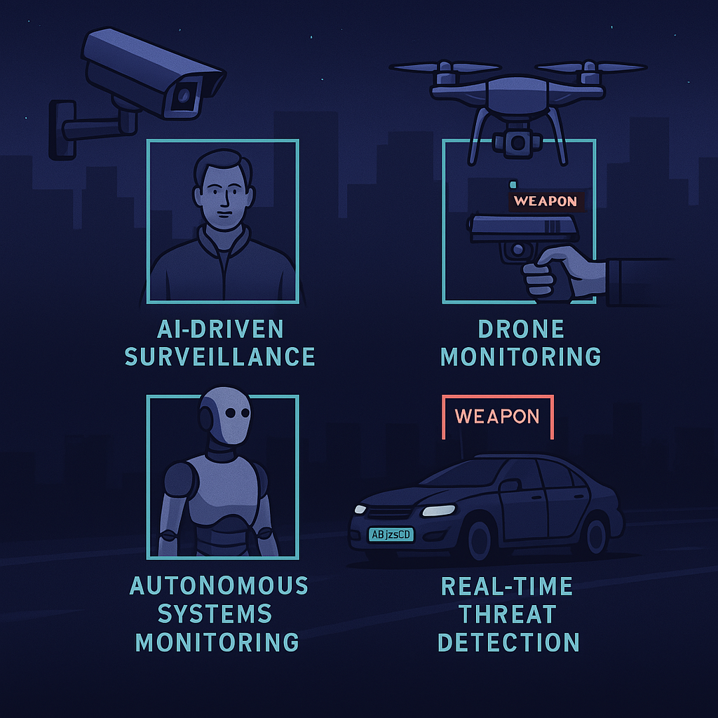 AI Surveillance Illustration
